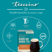 Teeccino Dandelion Caramel Nut Roasted Herbal Tea Herbal Tea