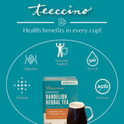 Teeccino Dandelion Caramel Nut Roasted Herbal Tea Herbal Tea