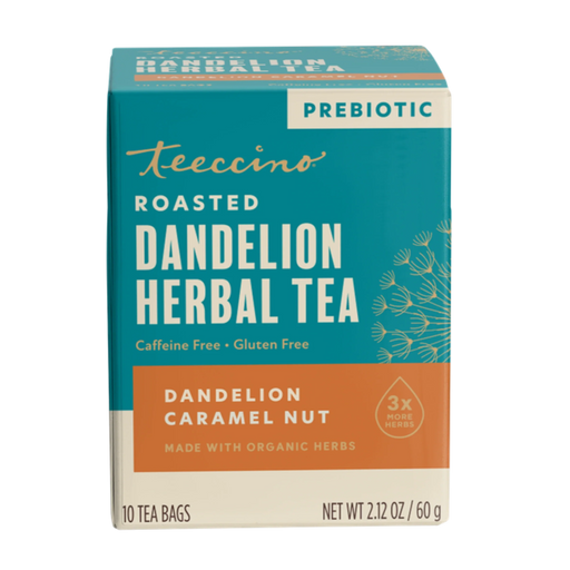 Teeccino Dandelion Caramel Nut Roasted Herbal Tea Herbal Tea