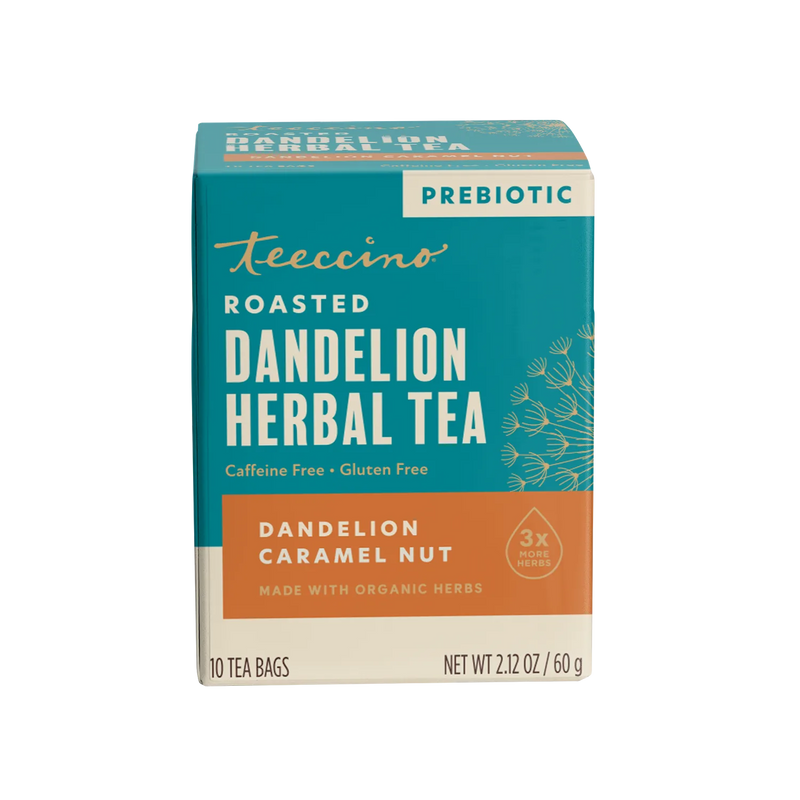 Teeccino Dandelion Caramel Nut Roasted Herbal Tea Herbal Tea