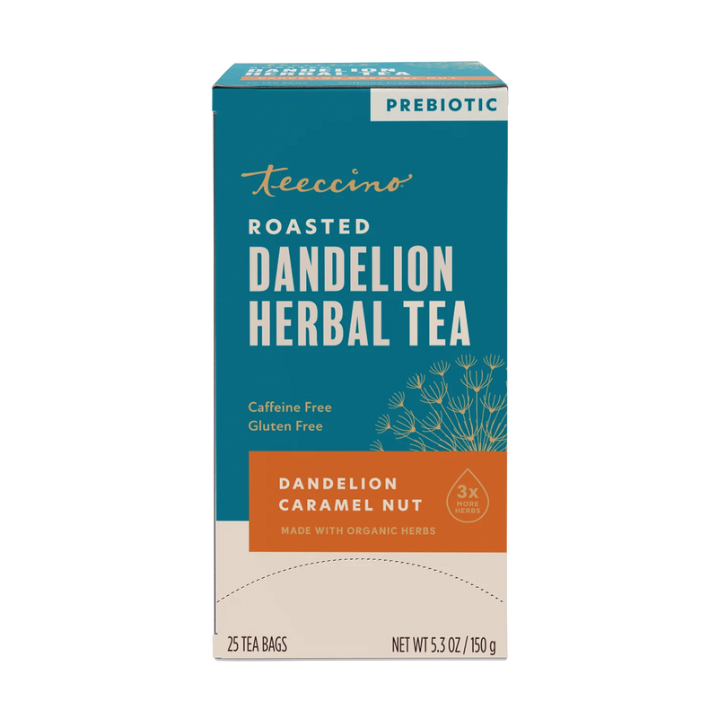 Teeccino Dandelion Caramel Nut Roasted Herbal Tea Herbal Tea