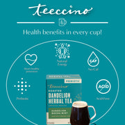 Teeccino Dandelion Mocha Mint Roasted Herbal Tea Herbal Tea