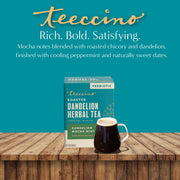 Teeccino Dandelion Mocha Mint Roasted Herbal Tea Herbal Tea