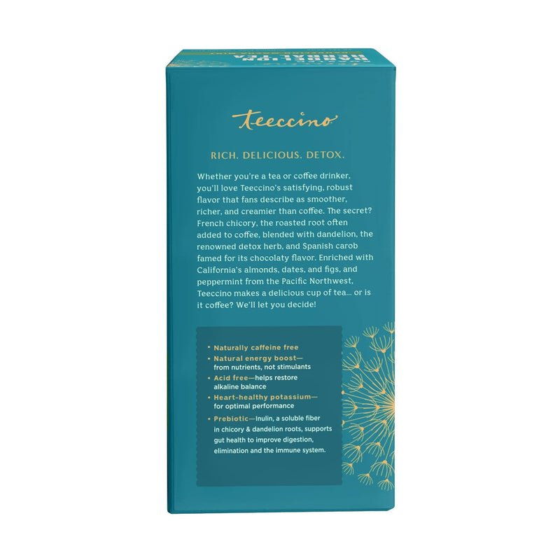 Teeccino Dandelion Mocha Mint Roasted Herbal Tea Herbal Tea
