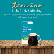 Teeccino Dandelion Mocha Mint Roasted Herbal Tea Herbal Tea