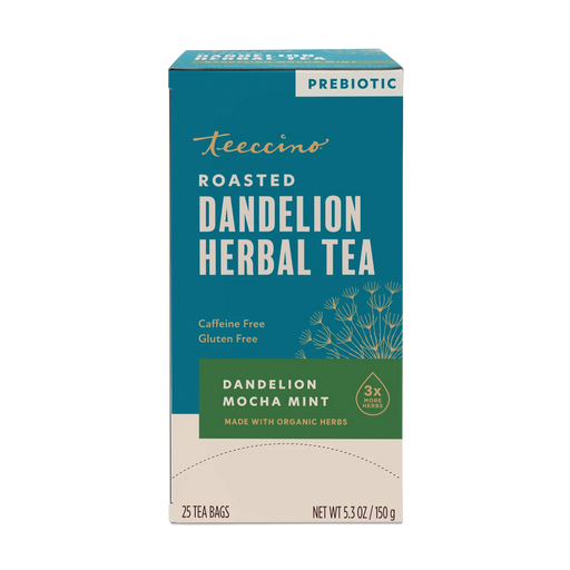 Teeccino Dandelion Mocha Mint Roasted Herbal Tea Herbal Tea