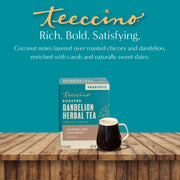 Teeccino Dandelion Coconut Roasted Herbal Tea Herbal Tea