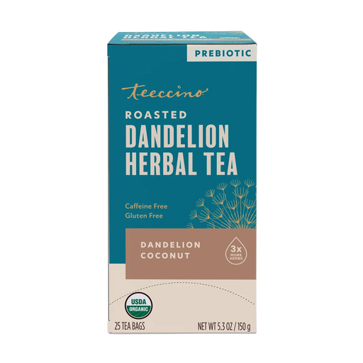 Teeccino Dandelion Coconut Roasted Herbal Tea Herbal Tea