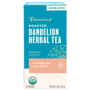 Teeccino Dandelion Coconut Roasted Herbal Tea Herbal Tea