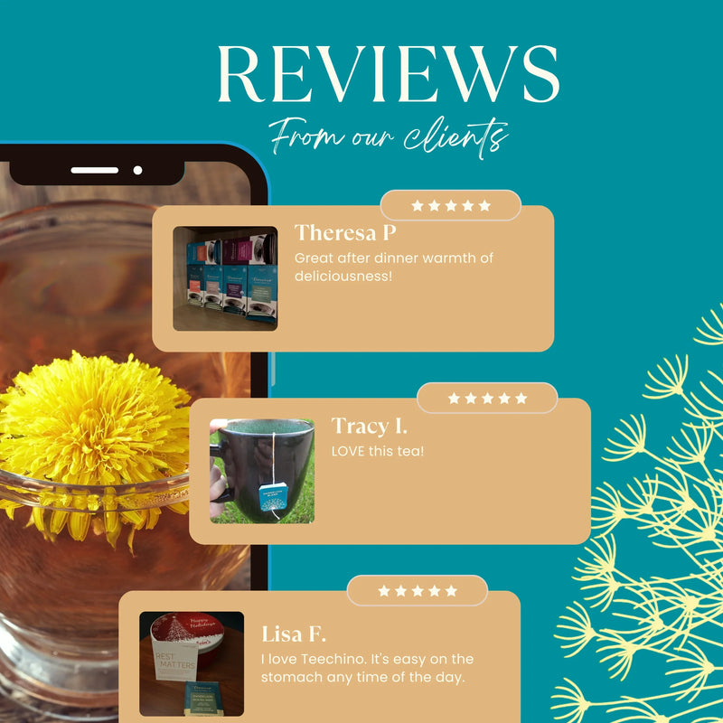 Teeccino Dandelion Coconut Roasted Herbal Tea Herbal Tea