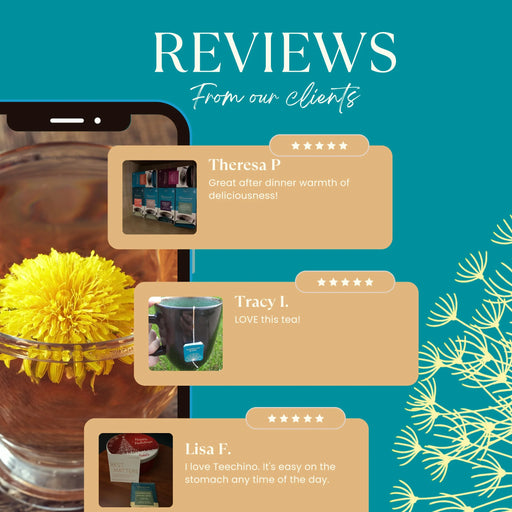 Teeccino Dandelion Coconut Roasted Herbal Tea Herbal Tea