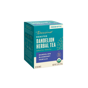 Teeccino Dandelion Blueberry Vanilla Roasted Herbal Tea Herbal Tea Dark Cyan 10 tea bags