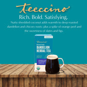 Teeccino Dandelion Blueberry Vanilla Roasted Herbal Tea Herbal Tea