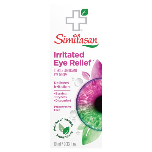 Similasan Similasan™ Irritated Eye Relief™ 0.35% Lubricant Eye Drops, 0.33 oz Vision Care White Smoke