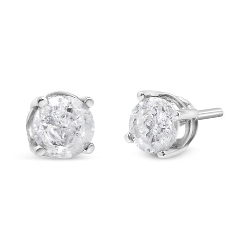 Bids.com 14K White Gold 3/4 Cttw Lab Grown Diamond 4-Prong Classic Stud Earrings (F-G Color, VS2-SI1 Clarity) Earrings