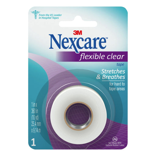 Nexcare Nexcare First Aid Tape, Flexible, Clear, 1, Pk24 First Aid