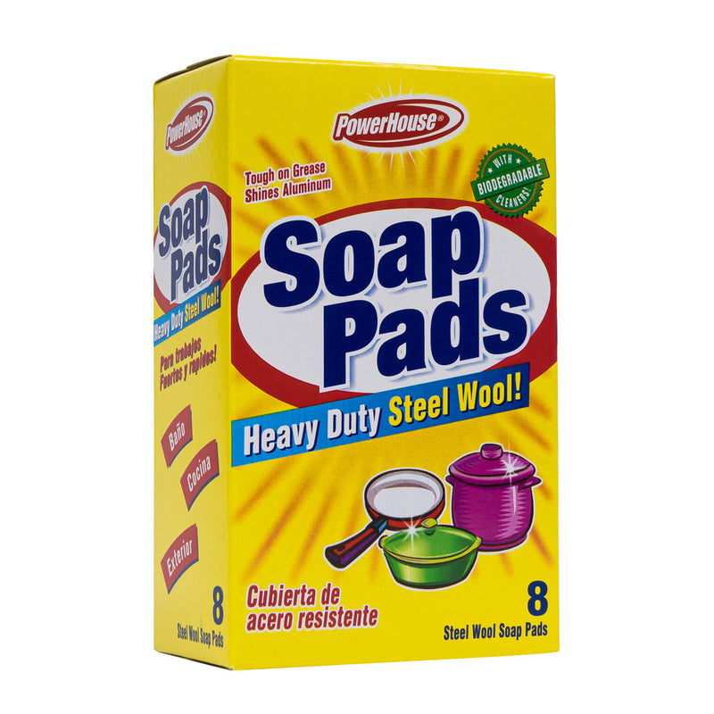 PowerHouse PowerHouse Soap Pads, Heavy Duty Steel Wool Saxophone Care & Cleaning