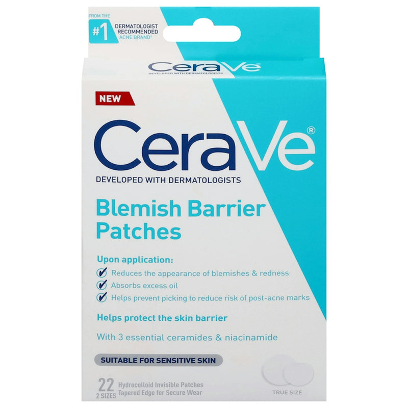 CeraVe CeraVe Blemish Barrier Patches 2 Sizes 22 ct Skin Care