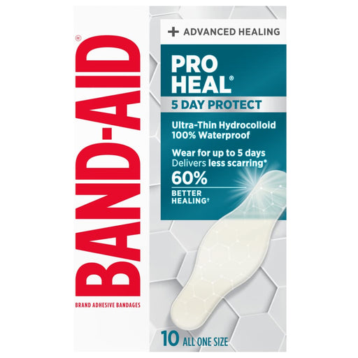 Band-aid Band-Aid Pro Heal Adhesive Bandages - 10 All One Size First Aid