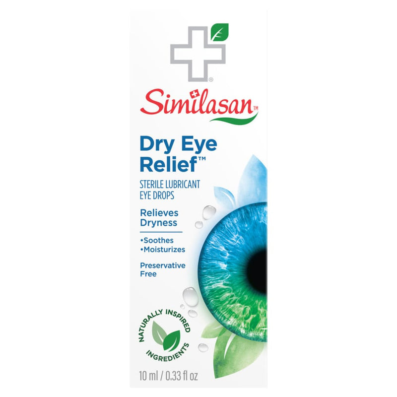 Similasan Similasan™ Dry Eye Relief™ 0.25% Preservative-Free Lubricant Eye Drops, 0.33 oz Vision Care White Smoke