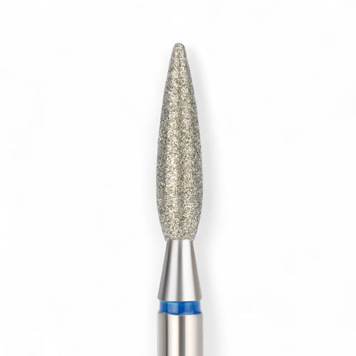 nbmsupply Elite Embrace Professional 2.3*10 mm Flame Nail Drill Bit Blue