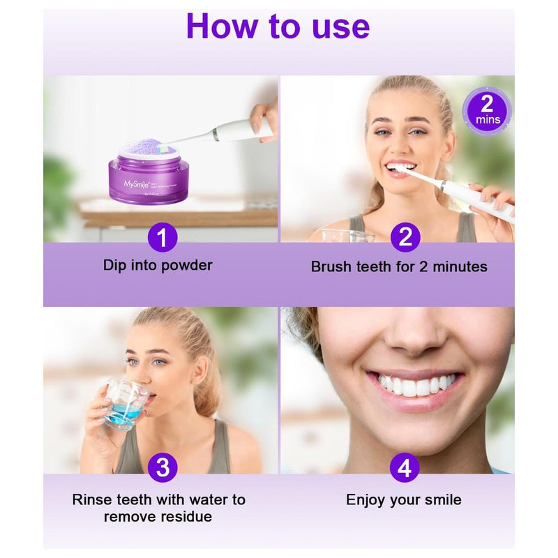 MySmile MySmile Purple Teeth Whitening Powder Teeth Whitening