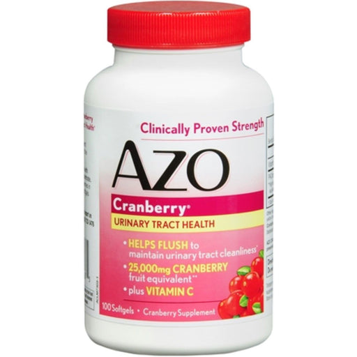 Azo Azo Urinary Tract Health Cranberry Supplement Softgels - 100ct Health & Beauty
