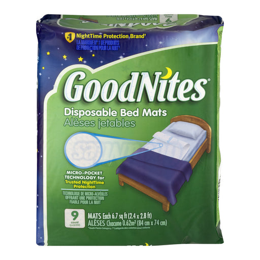 GoodNites GoodNites® Disposable Bed Mats - 2.4 X 2.8 Ft Baby & Toddler