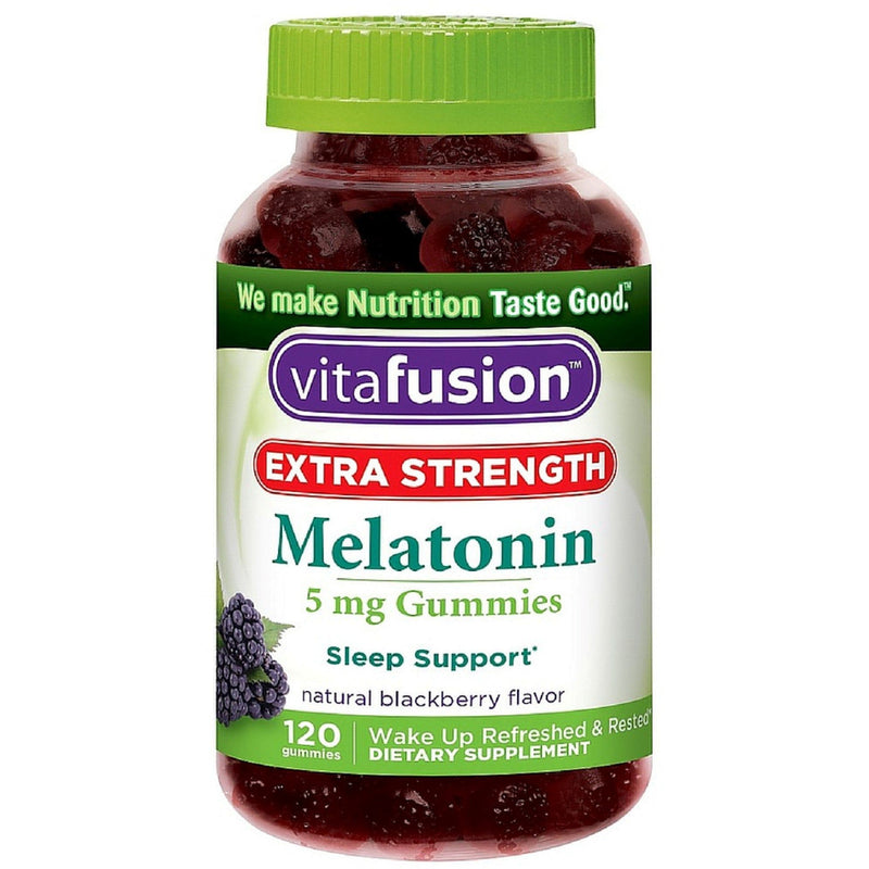 Vitafusion Vitafusion Extra Strength Melatonin 5 Mg Gummies Natural Blackberry Flavor 120 ct Vitamins & Supplements