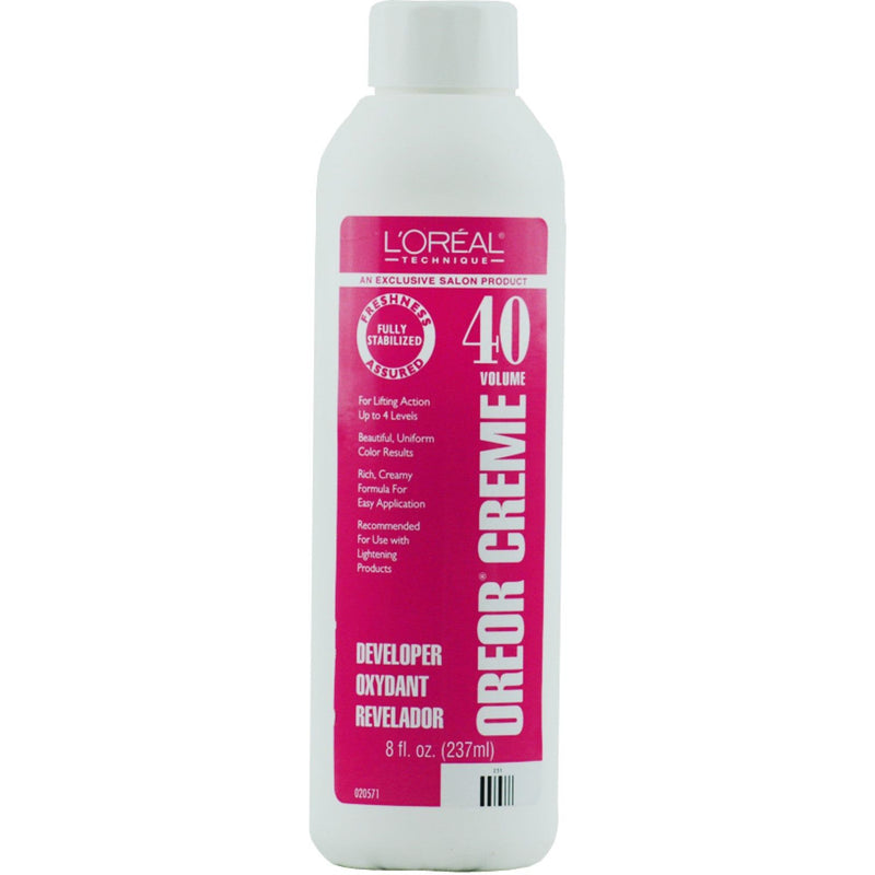 L'Oreal L'Oreal L'Oréal Oreor Creme 40 Volume Developer Hair Color Light Gray