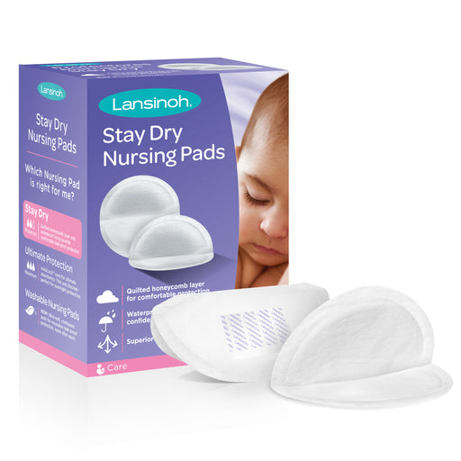Lansinoh Lansinoh Stay Dry Disposable Nursing Pads, 60ct Nursing & Feeding White Smoke