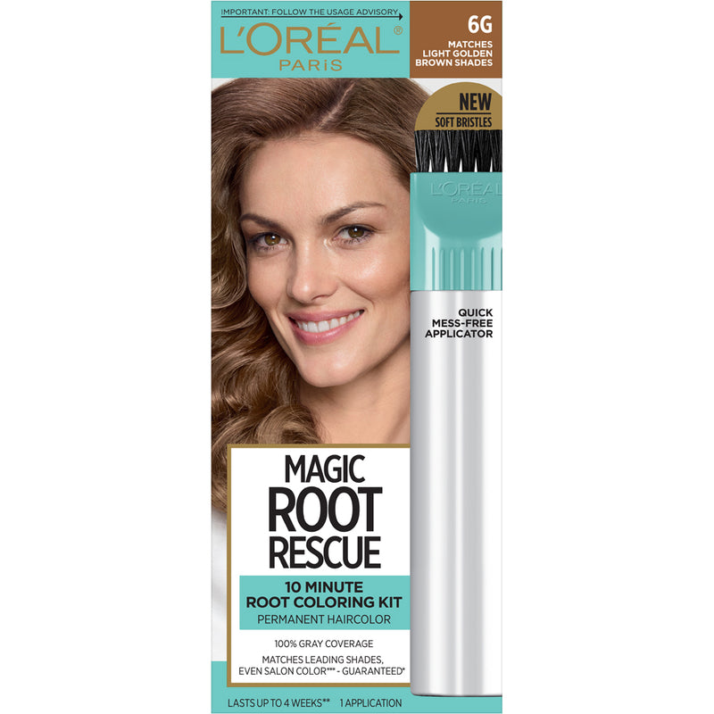 L'Oreal Paris L'Oreal Paris Magic Root Rescue 10 Minute Hair Coloring Kit 6G Light Golden Brown Hair Color