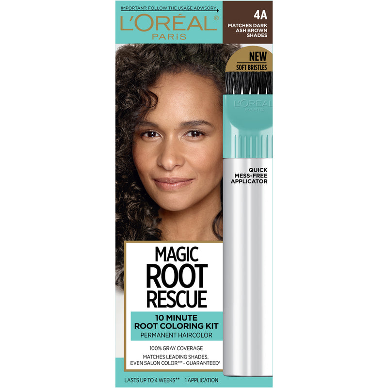 L'Oreal Paris L'Oreal Paris Magic Root Rescue 10 Minute Hair Coloring, 4A Dark Ash Brown, 1 Kit Hair Color