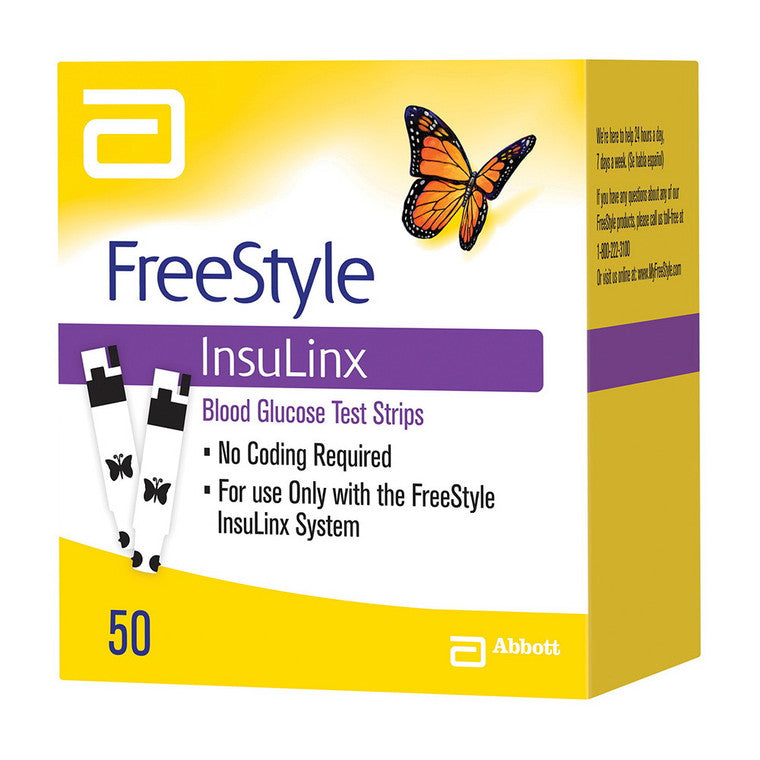 Freestyle Freestyle InsuLinx Blood Glucose Test Strips Blood Glucose Test Strips