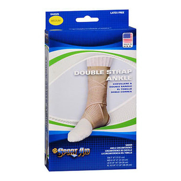 Sport Aid Sport Aid Double Strap Ankle Support – Medium Saxophone Straps & Supports