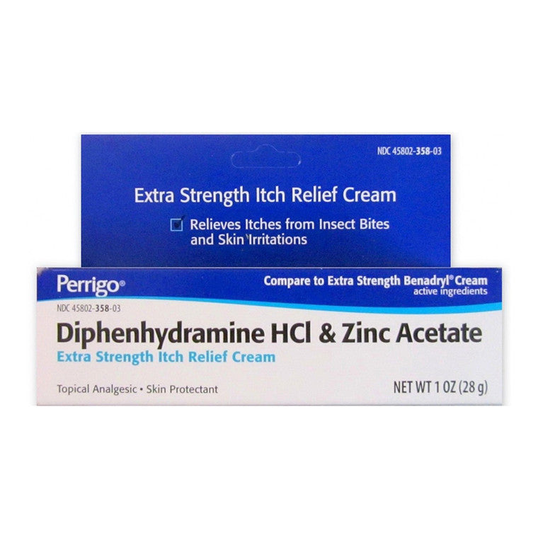 Perrigo Perrigo Diphenhydramine HCL And Zinc Acetate Itch Relief Cream, 1 Oz Skin Care