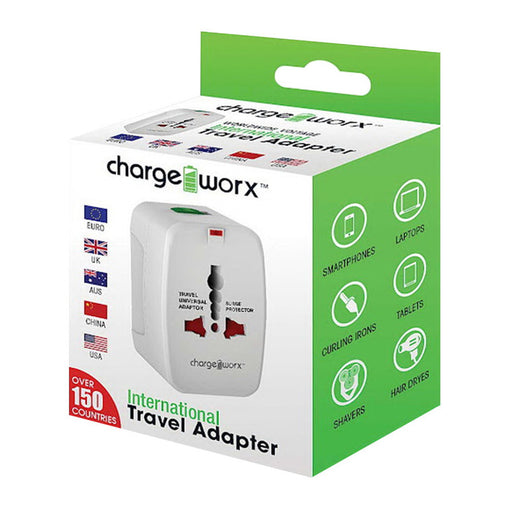 Chargeworx Chargeworx Charge Worx International Travel Adapter Power Adapters & Chargers