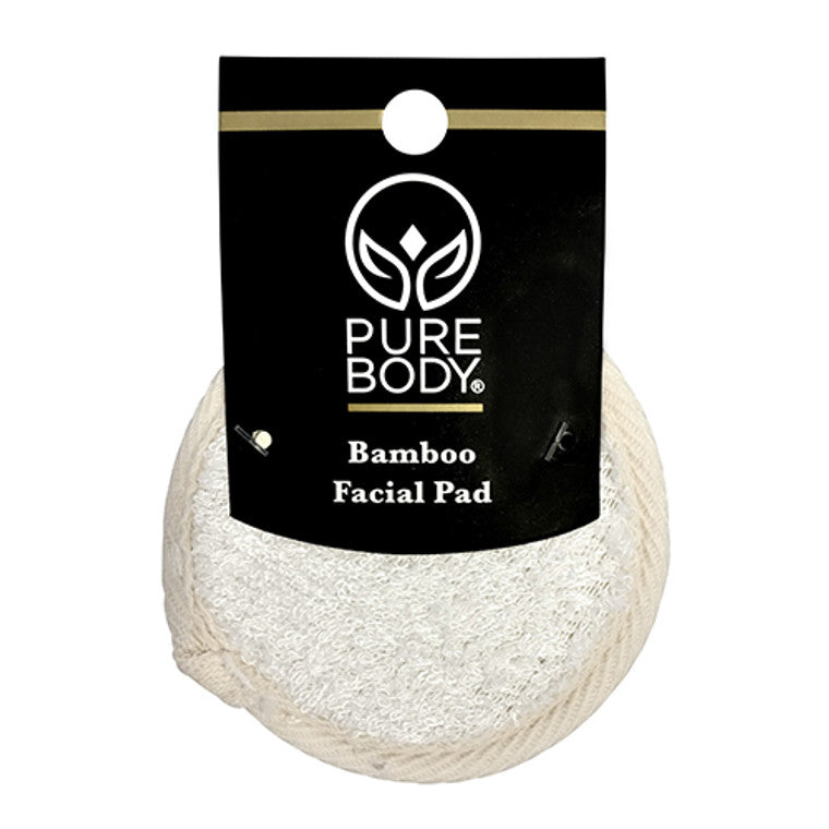 Pure Body Naturals Pure Body Naturals Bamboo Facial Pad For Sensitive Skin Skin Care Masks & Peels Black