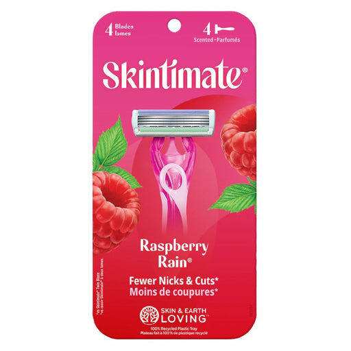 Skintimate Skintimate Razors, Raspberry Rain, 4 Blades Shaving & Grooming