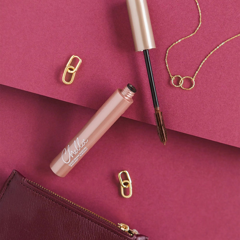 Chella good drama mascara Brow & Eye Maroon Black,Brown,Blue,Burgundy