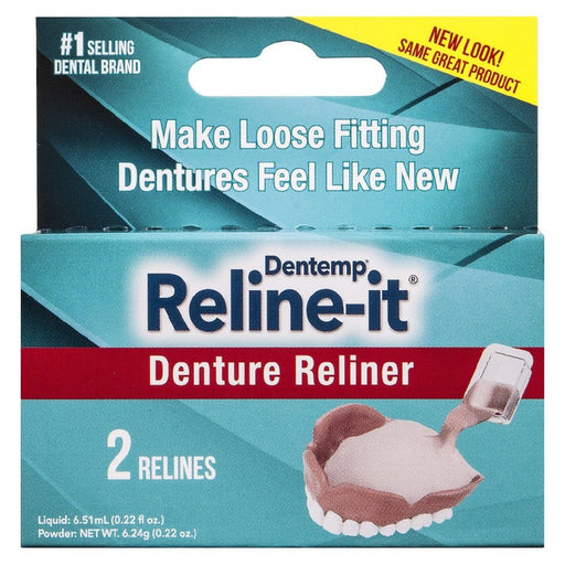 Dentemp Dentemp  Reline-It   Denture Reliner 2 Ea Box Dentures