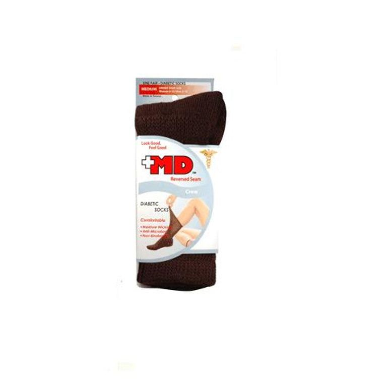 0 Md Diabetic Reserved Seam Crew Socks, Black, Medium - 1 Pr Medicine Cabinets White Smoke