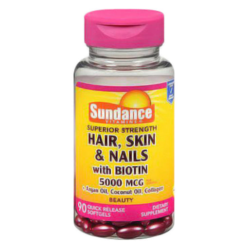 Sundance Sundance Hair Skin & Nails With Biotin Softgels 5000 Mcg Nails