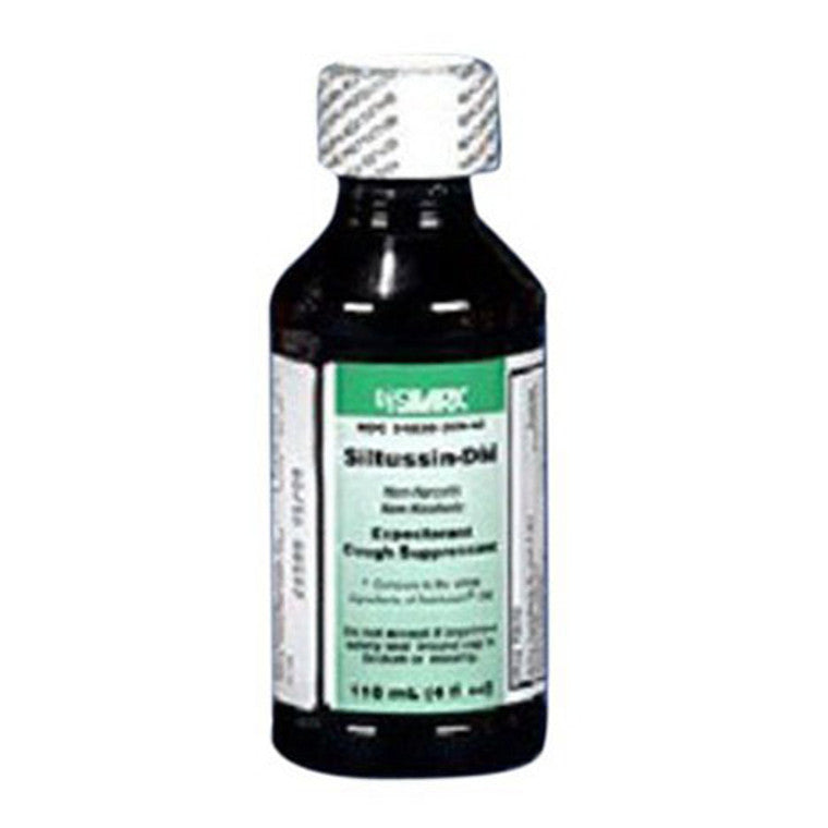 Silarx Silarx Siltussin Dm Expectorant Cough Suppressant, 4 Oz Medicine Cabinets Black