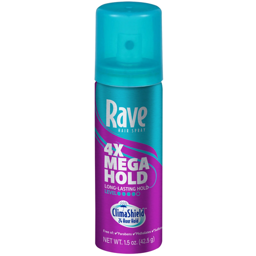 Rave Rave Unscented Hairspray 1.5 Oz. Aerosol Can Personal Care