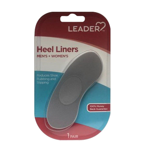 Leader Leader Heel Liners Men And Woman, 1 Pair Insoles & Inserts