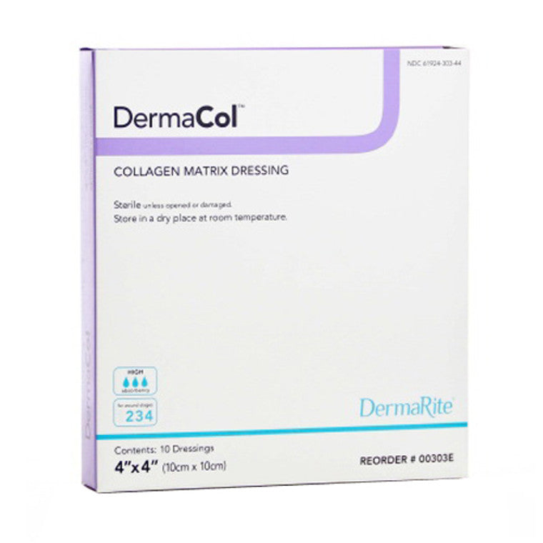 DermaCol DermaCol Dermarite Drsg Wnd 4X4" 10EA/BX Dermarite, 10 EA/BX Medical Supplies