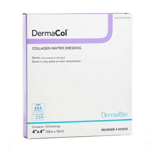 DermaCol DermaCol Dermarite Drsg Wnd 4X4" 10EA/BX Dermarite, 10 EA/BX Medical Supplies