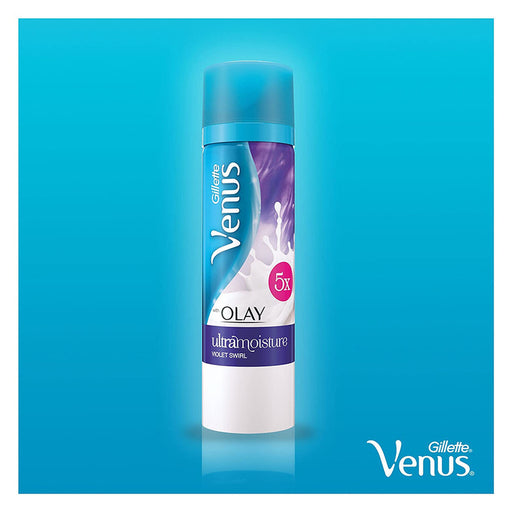 Gillette Gillette Venus With Olay UltraMoisture Violet Swirl Women's Shave Gel - 6oz Shaving & Grooming Dark Turquoise
