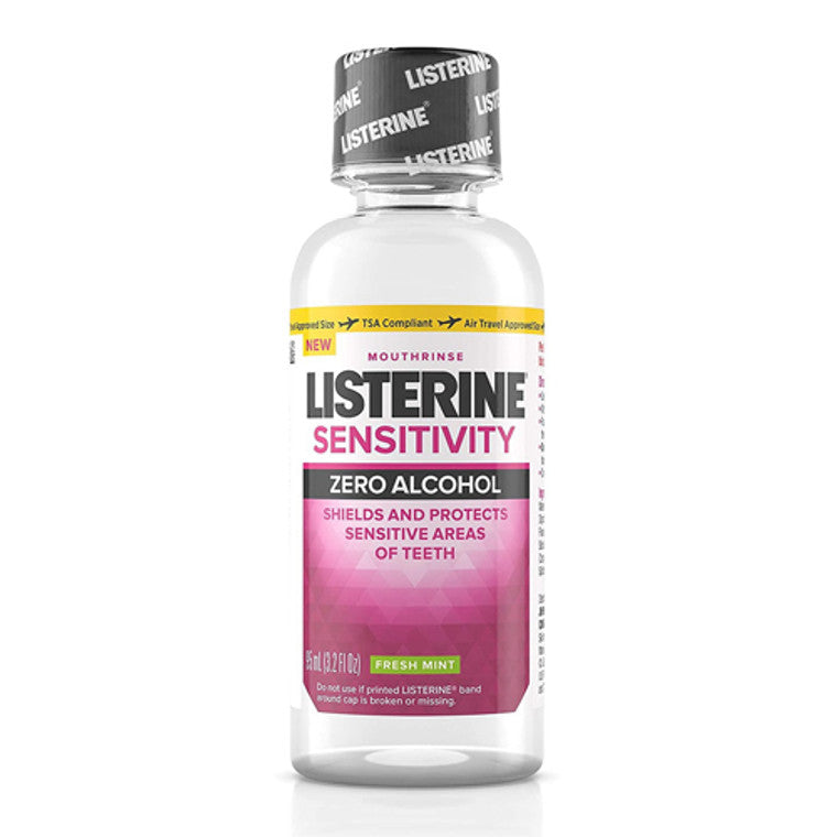 Listerine Listerine Sensitivity Alcohol-Free Mouthwash In Fresh Mint, 3.2 Fl. Oz Mouthwash